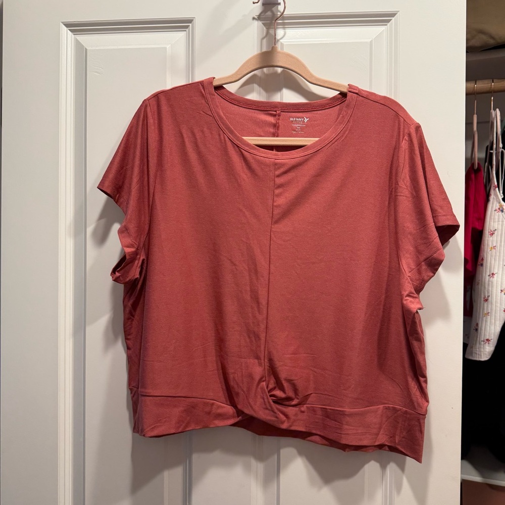 Old Navy XXL Women's Short Sleeve Rust Tee
